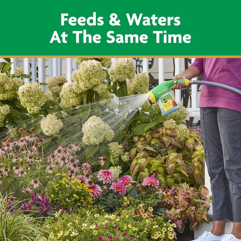 Miracle-Gro&reg; Water Soluble All Purpose Plant Food and Garden Feeder Bundle image number null